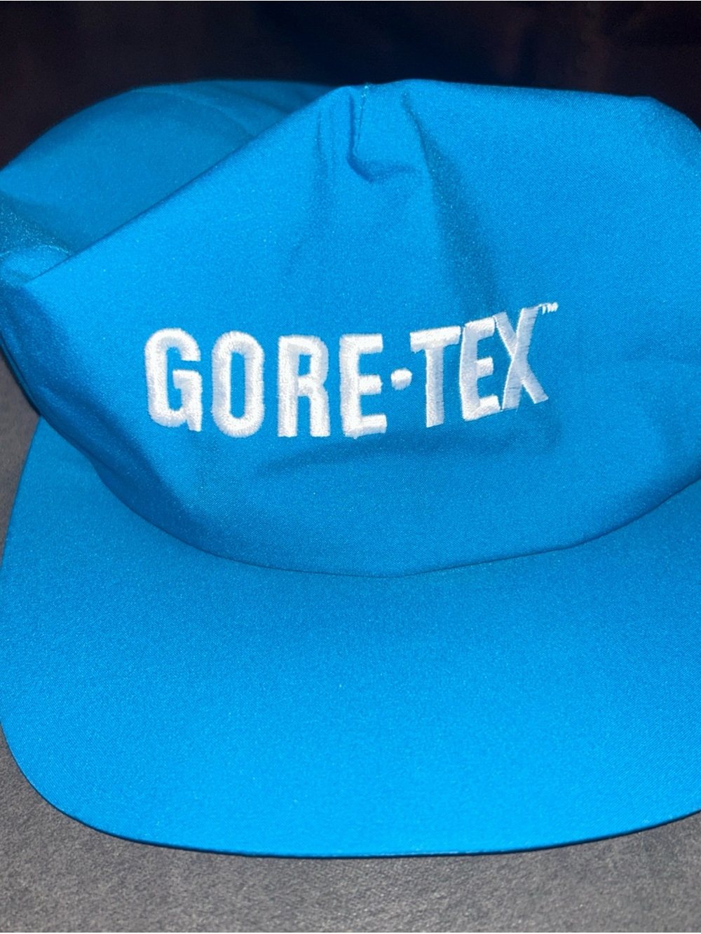 RARE Vintage Gore Tex Snapback Hat Made in USA Teal White Mad Hatters USA Made
